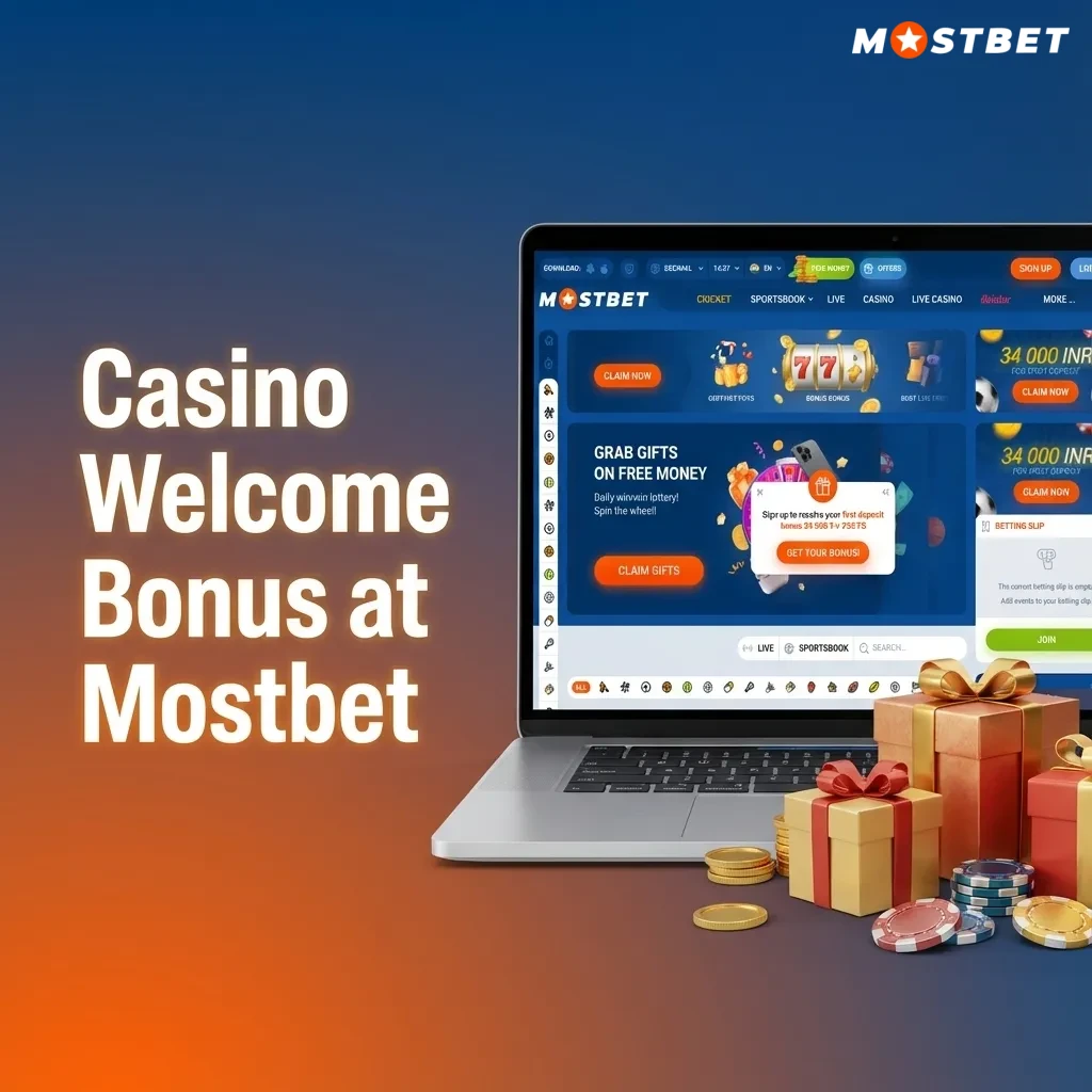 Mostbet India casino welcome bonus: 125% up to 45,000 INR on first deposit, subject to 40x wagering