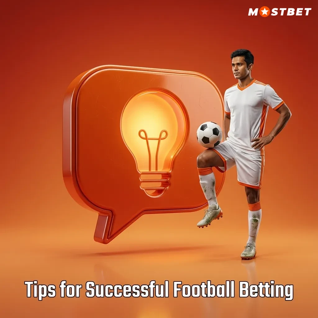 Infographic for Indian users listing tips to plan football bets, bankroll, stats, and emotions instead of guessing